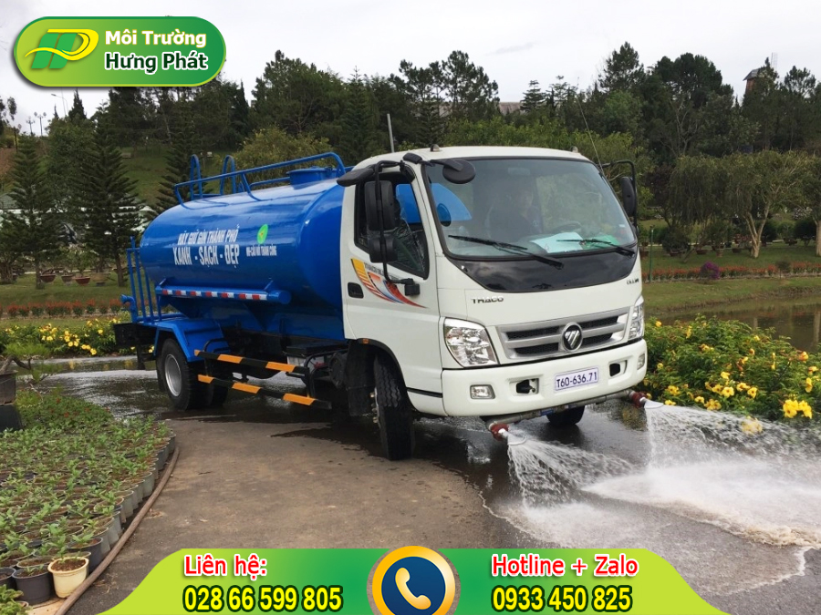 Cho thu&ecirc; xe bồn chở nước tưới c&acirc;y quận T&acirc;n Ph&uacute; chất lượng tốt